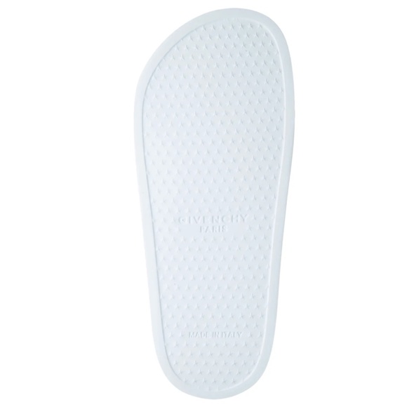 NIB $295 Givenchy Logo Slide Sandal in 7US / 37EU, WHITE! - Picture 6 of 6